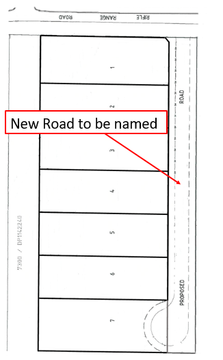 Request for Submissions - Proposed Street Name off Rifle Range Road Mid ...